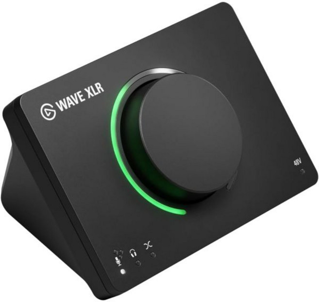 Elgato 엘가토 Wave XLR MK.2 – 마이크용 USB 오디오 인터페이스 DSP 믹서 80dB 게인 내장 이펙트 LED 피드백 터치 음소거 Stream Deck PC, Elgato 엘가토 Wave XLR MK.2 – 마이크