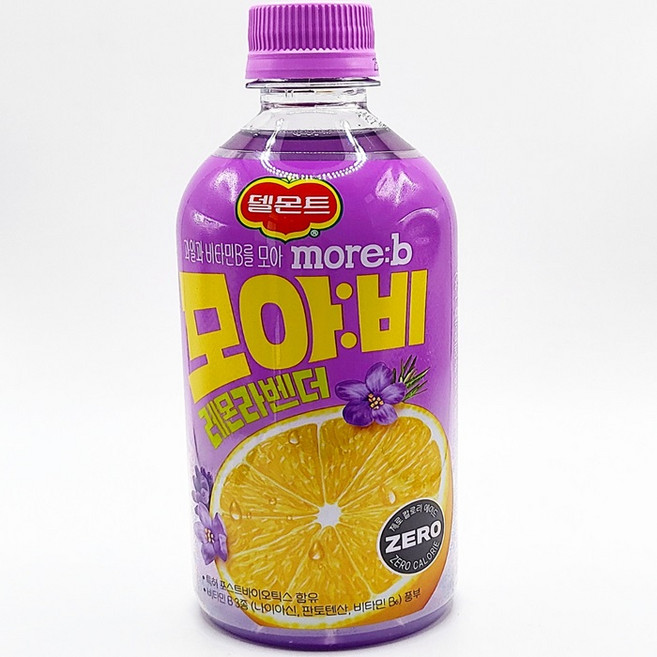 델몬트 모아비 레몬라벤더 제로, 24개, 500ml