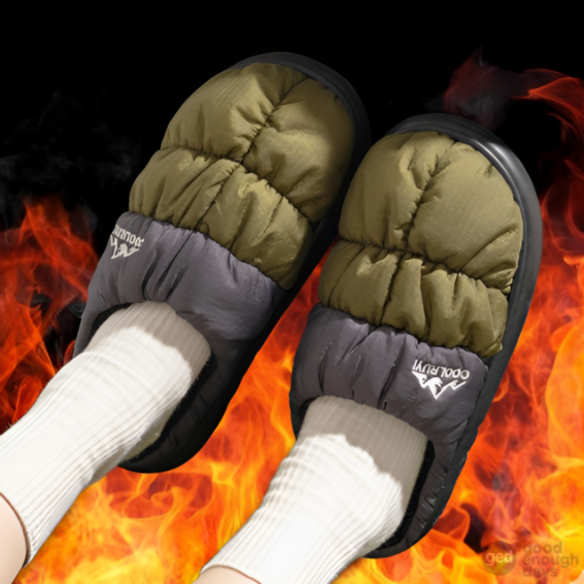 따듯한 겨울 패딩슬리퍼 겨울슬리퍼 실내화 실외화 방한화