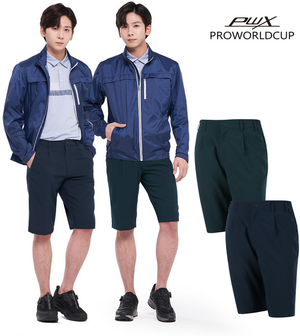 [PWX][A]Q222-7523-24 남성 매직홀 벨트형 하프팬츠