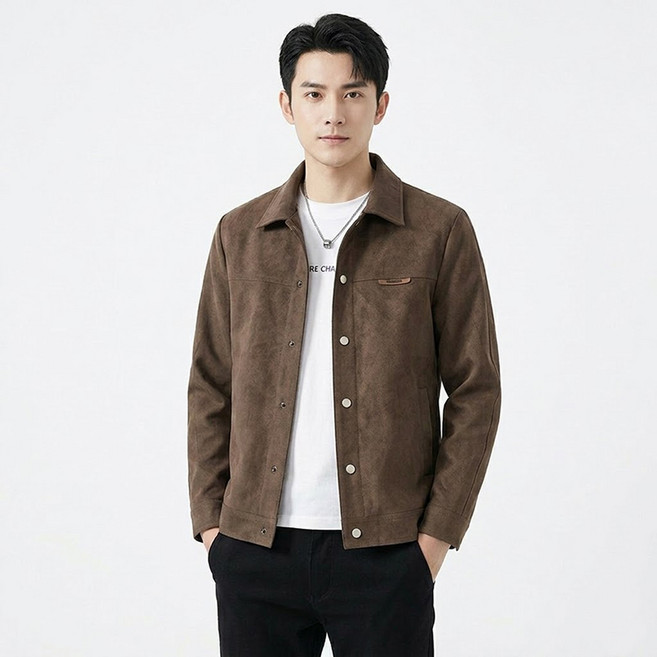 UPPERCUT 남성 스웨이드자켓 클래식 트러거자켓 라이더자켓 페이크 레더자켓 점퍼 빅사이즈