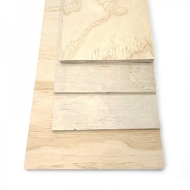 아이베란다 옹이없는 미송 합판 상판 나무판 스트링아트 더글러스 무절 두께 4.5mm, 1개, 600x600mm