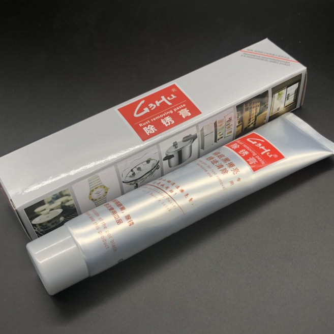 強力型G3HU除鏽劑金屬擦亮膏 不鏽鋼清潔膏 銅膏拋光膏 90ml納米拋光粉 金屬陶瓷玻璃水晶塑膠樹脂, 1個, 擦鍋除鏽型(針對廚房鍋具)