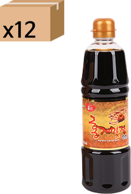 홍게맛장소스 골드, 900ml, 12개