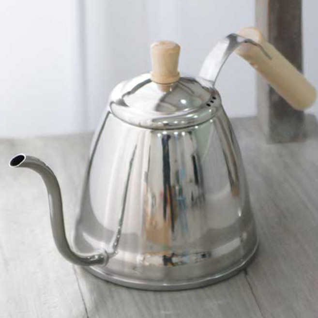 cocooning 일본 명품 Hiroyuki 인덕션겸용 스텐 드립용 주전자, 1개