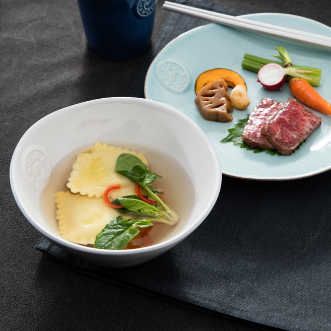 코스타노바 국공기 국그릇 15cm, 그레이, 2개