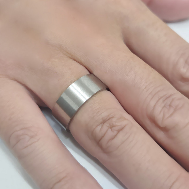 [골드러쉬] R202 스틸반지 남녀공용 커플반지 8mm 빈티지 엔틱 남자패션링