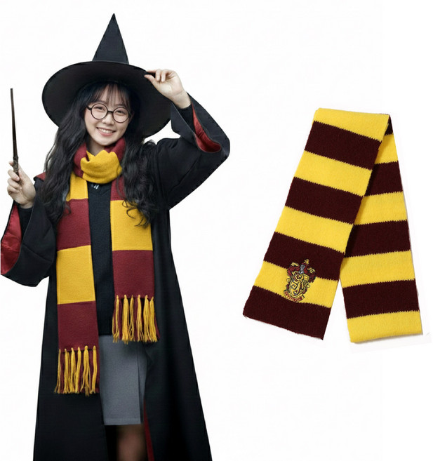 [청춘교복] 해리포터 코스프레 머플러 할로윈데이 마법학교 의상 겨울 목도리