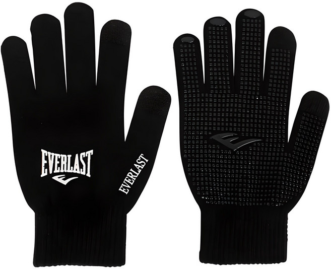 에버라스트 스마트 터치 니트 장갑, 블랙, 1개