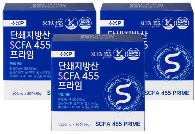 단쇄지방산 SCFA 455 프라임, 6세트, 15회분