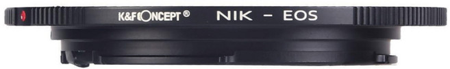 K&F Concept NIK-EOS _ Nikon F / AI Lens - Canon EOS EF Body 변환어뎁터, 1개