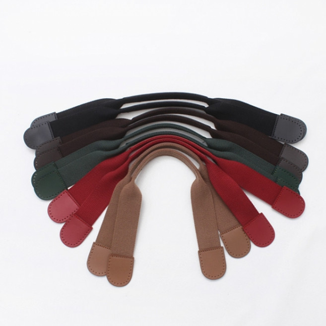 짱패브릭 3cm가죽장식웨이빙, 초코브라운, 1개