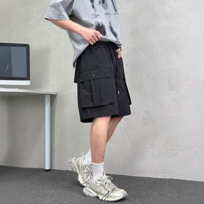 【OniWear】夏季韓版潮流工裝短褲 百搭休閒五分褲 舒適透氣男生短褲