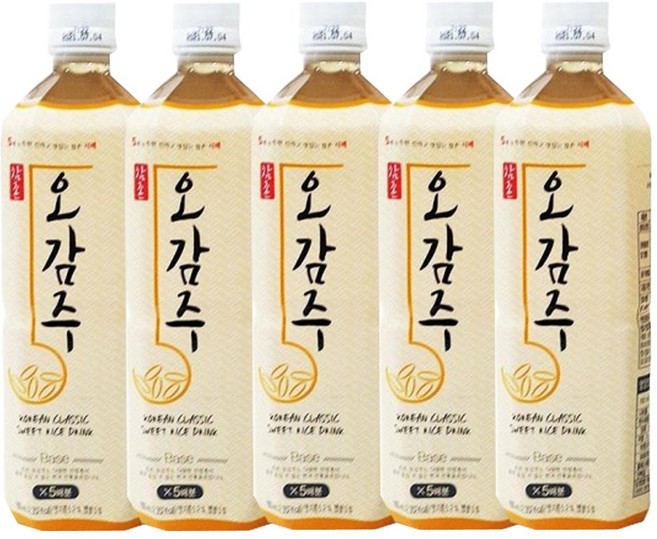 참존 오감주 835ml 감주 식혜 전통음료 베이스 농축액, 5개