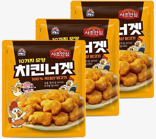 대림 안심 치킨너겟 420g x 3개
