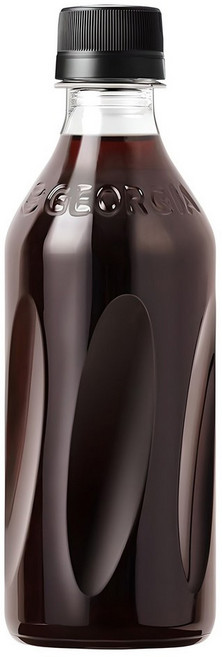 조지아 블랙 무라벨 커피, 370ml, 1개