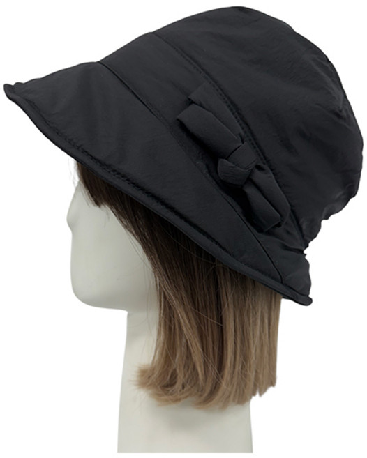 엄마짱 MHF_8710_바스락 경량패딩 리본벙거지/ 중년여성모자 여성가을겨울모자 중년여성벙거지 봄가을모자 겨울패딩벙거지 4050여성 여성겨울골프 패딩골프모자 라운딩벙거지 햇빛차단