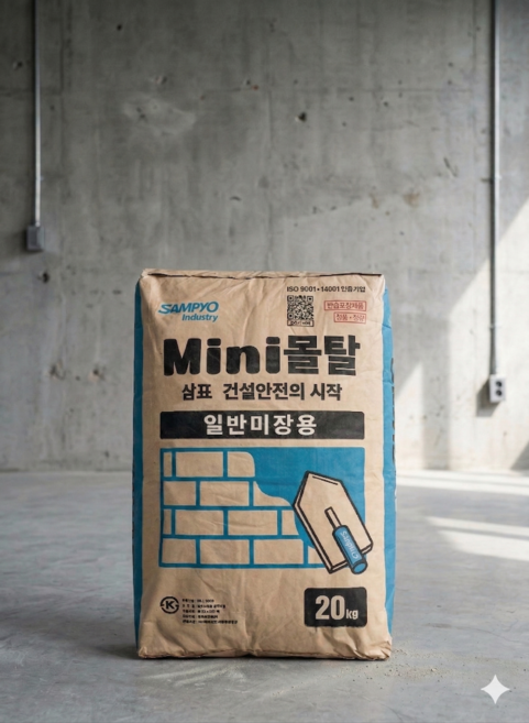 20Kg 물만 부어 쓰는 삼표 몰탈 레미탈 일반미장용, 1개