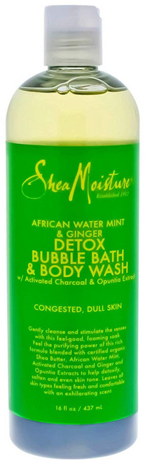 시어모이스처 아프리칸 워터 민트 진저 디톡스 버블 배스 바디 워시, 1개, 437ml