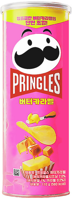 켈로그 프링글스 버터카라멜, 110g, 10개