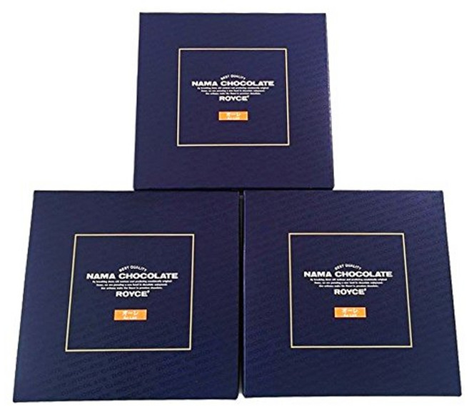 로이스 초콜릿 일본 면세점 생초콜릿 고급 선물 로이스 생초콜릿 3박스, 160g, 3개