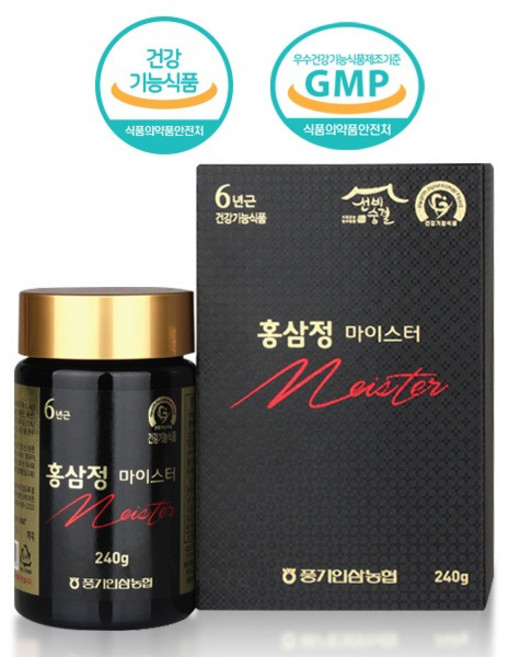 6년근 홍삼정 마이스터 240g 풍기인삼농협, 1개