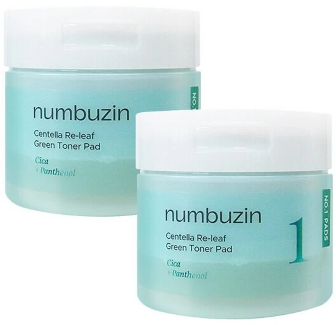 넘버즈인 1번 시카 갈아만든 초록패드 190ml, 70매입, 2개 - 쿠팡