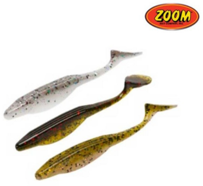 줌 웜 스위밍 슈퍼 프루크 주니어 4인치 알라바마웜 루어스타일, 353 블루길 플래쉬, 1개
