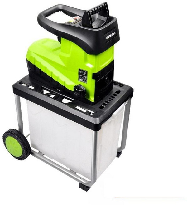 고출력 나무 가지 분쇄기 저소음 정원용 톱밥 잔가지 2400W 파쇄기+수거백, 02.2400W 파쇄기+수거봉투+면 10미터, 1개