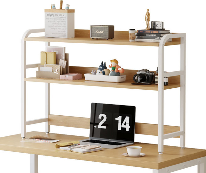 소웰홈 다용도 책상선반, 2단, 화이트