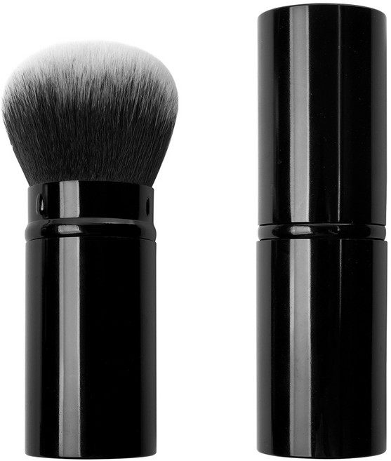 MAANGE 휴대용 다기능 메이크업 브러시 1피스, 1개, Black