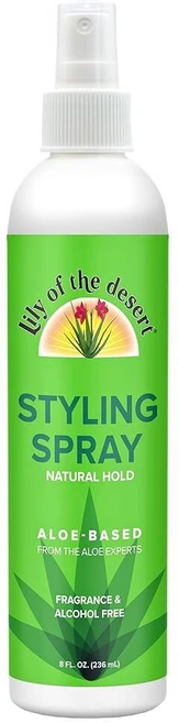 Lily Of The Desert 내추럴 홀드 알로에 베라 헤어 스프레이 무향 알코올 프리 에어로졸 236. - 쿠팡