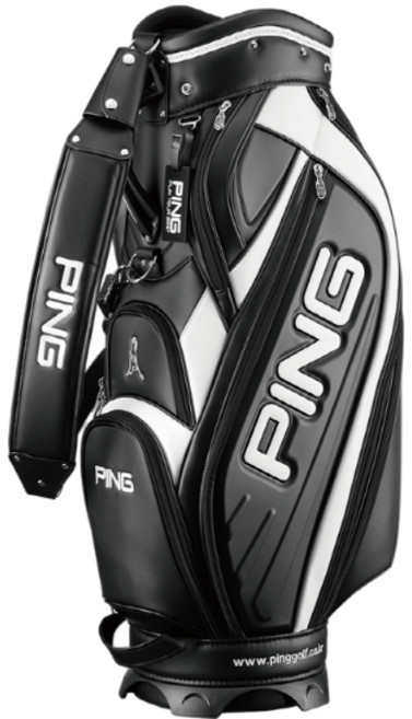 핑 스포티 MJ 캐디백 9인치 삼양인터내셔날정품 2026년, 블랙/화이트(BLACK/WHITE)