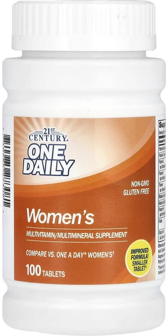 21st Century 원 데일리 여성용 100정, 1개 - 쿠팡