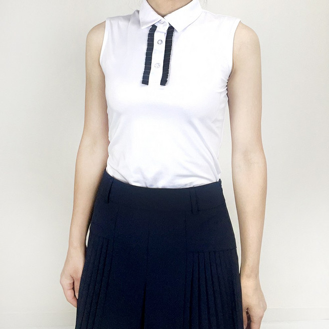 투솜 여성골프민소매 여성골프반팔티 여름 골프티셔츠 골프복 매쉬 레이스 민소매 여자골프웨어 나시