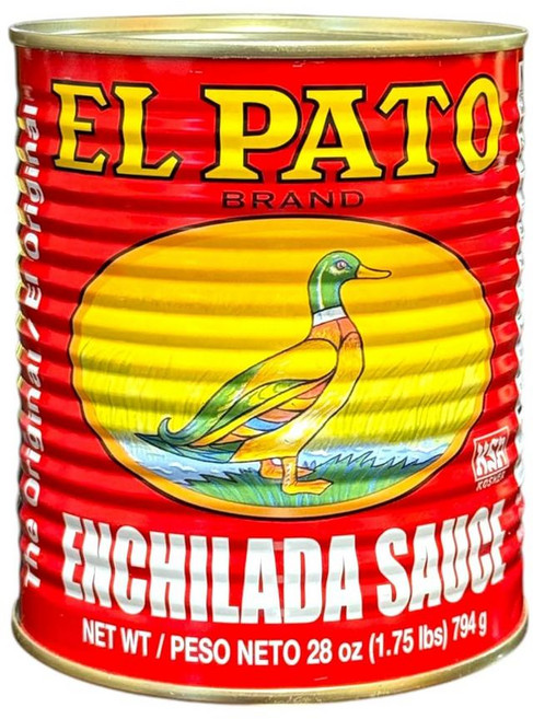 El Pato 레드 엔칠라다 소스 살사 캔 (코셔 인증 정통 멕시칸 풍미), 1개, 794g