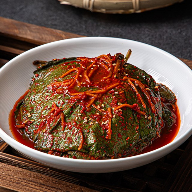 밥도둑푸드 국내산 생깻잎김치, 1kg, 1개