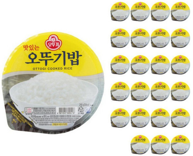 오뚜기 맛있는 오뚜기밥 210g 24개입