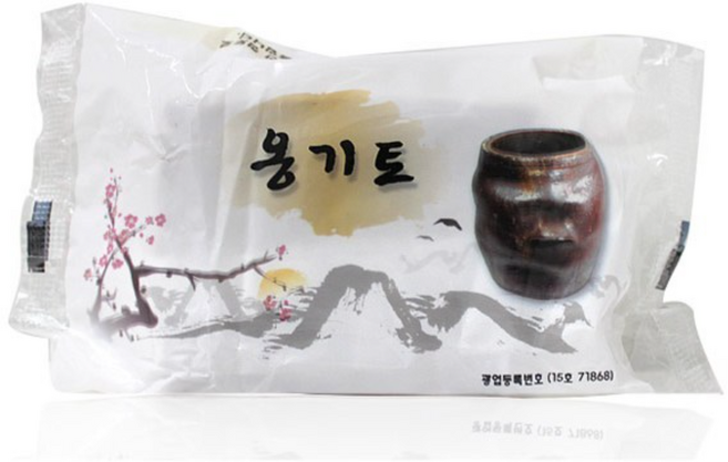 옹기토찰흙 찰흙만들기 미술재료 천연찰흙, 4개