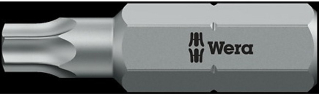 德國WERA 867/1 TORX 星型起子頭 25mm, 1個, TX4*25