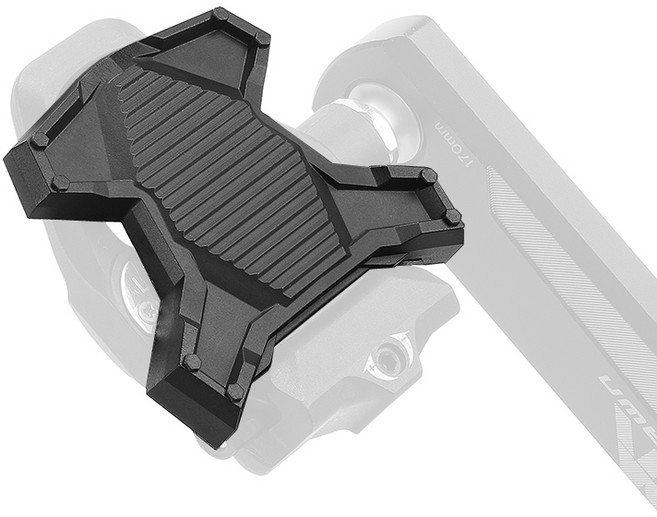 시그니처베이지 시마노 호환 로드 클릿 평페달 플레이트 변환 커버 어댑터 YPZ391, 블랙, 1개, 시마노 시리즈