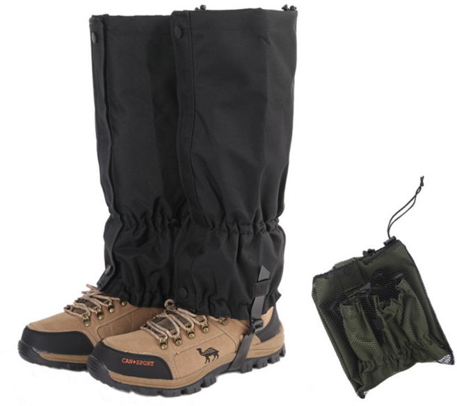 태스코나 등산 고급 롱스패츠 [사계절] 발목토시 각반 게이터, 블랙