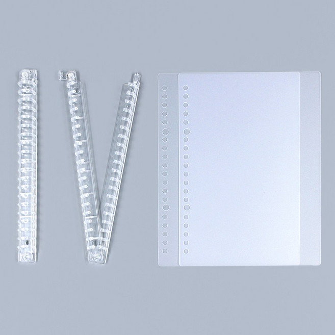 시저스바인더링 타공제본표지 PDF 학습지제본 30공타공기용, 1개, A5용 세트(시저스바인더 10개 타공표지 20개)