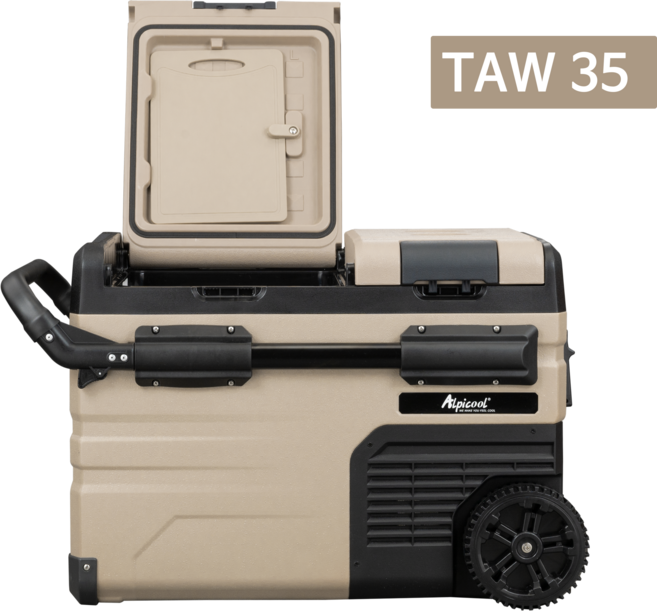 알피쿨 ALPICOOL TA35/TAW35 차량용 가정용2in1 냉장고 휴대용 캠핑 냉동고, TAW35L, 차량용+가정용