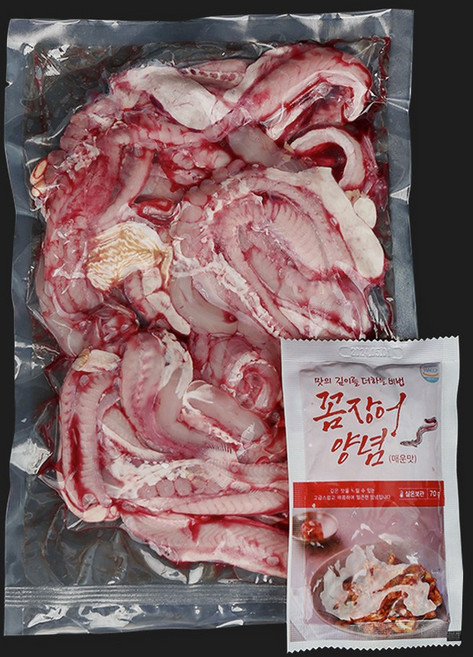 그대의밥상 당일손질 국산 부산 생물 손질 꼼장어 + 양념소스, 1kg, 1개