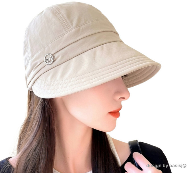 챙넓은 골프버킷햇 얼굴작아보이는 바스락모자 러닝 등산 물놀이모자