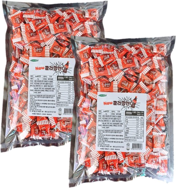 맛고을식품 콜라맛 캔디 1kg, 2개
