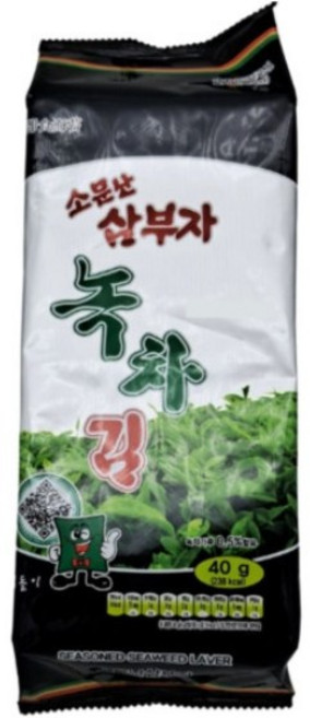 삼부자 녹차 식탁김, 40g, 4개