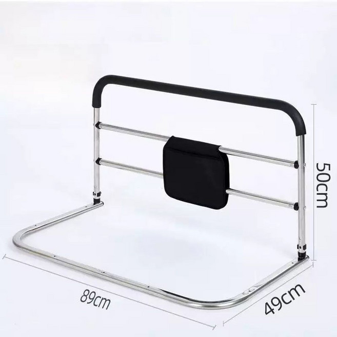 침대 난간 기립 보조기 어르신 화장실 손잡이 기상 보행, 1개, H. 스테인레스 스틸 두꺼운 수퍼가 넓어졌습니다