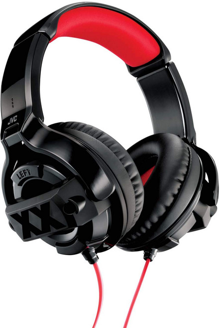 JVC 켄우드 JVC HA-XM20X XX 시리즈 밀폐형 헤드폰 블랙 & 레드